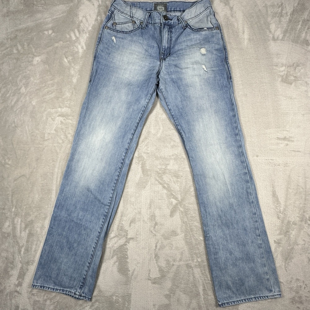 Rock & Republic Henlee Jeans Mens Size 30x32 Lightly Distressed Blue Denim